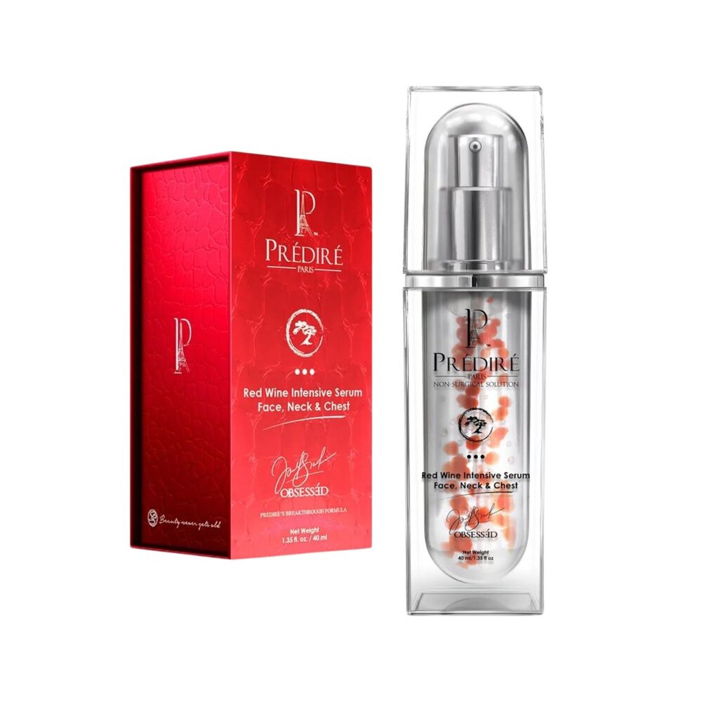 PREDIRE PARIS Red Wine Intensive Serum Face Neck & Chest 40 ml $985 MSRP NIB